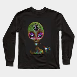 Stoned alien Long Sleeve T-Shirt